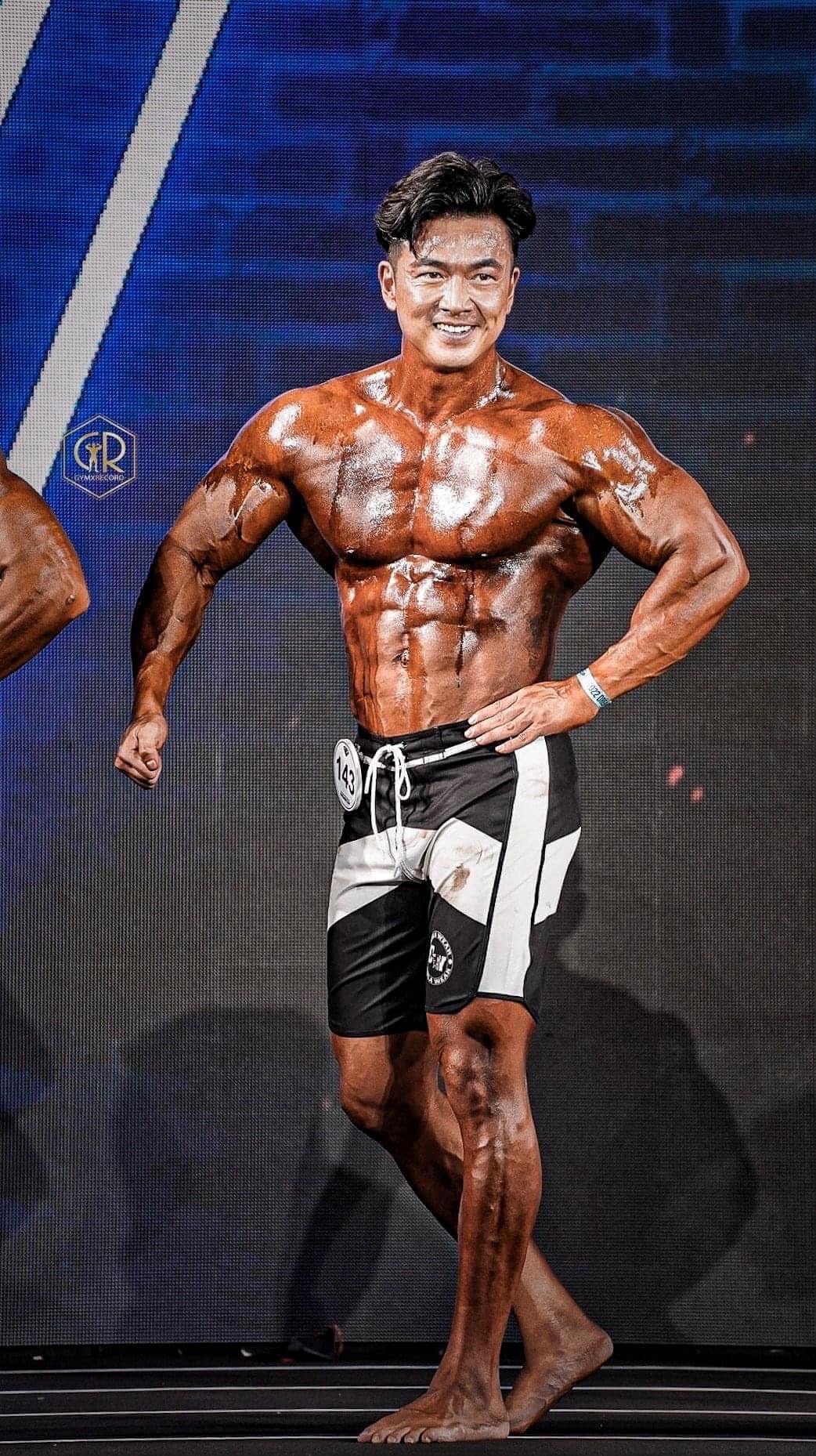 李沛旭喜愛參加健美比賽