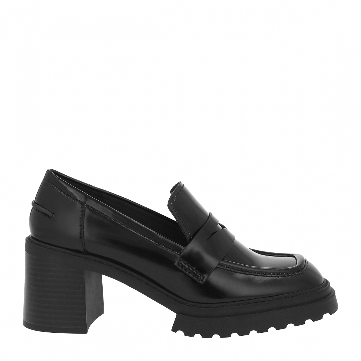 CHARLES & KEITH微方頭厚底樂福鞋,NT$2,090