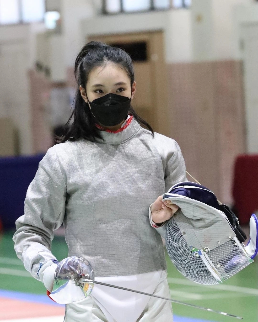 Lily因擊劍比賽照掀話題