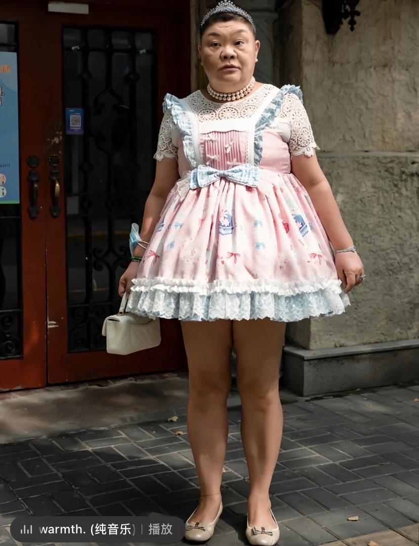 安福路小公主街拍