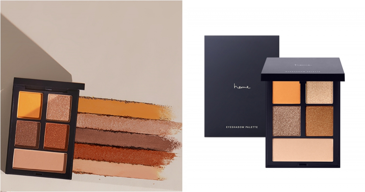 heme特調眼彩盤#芒黃Mango Yellow，NT$360