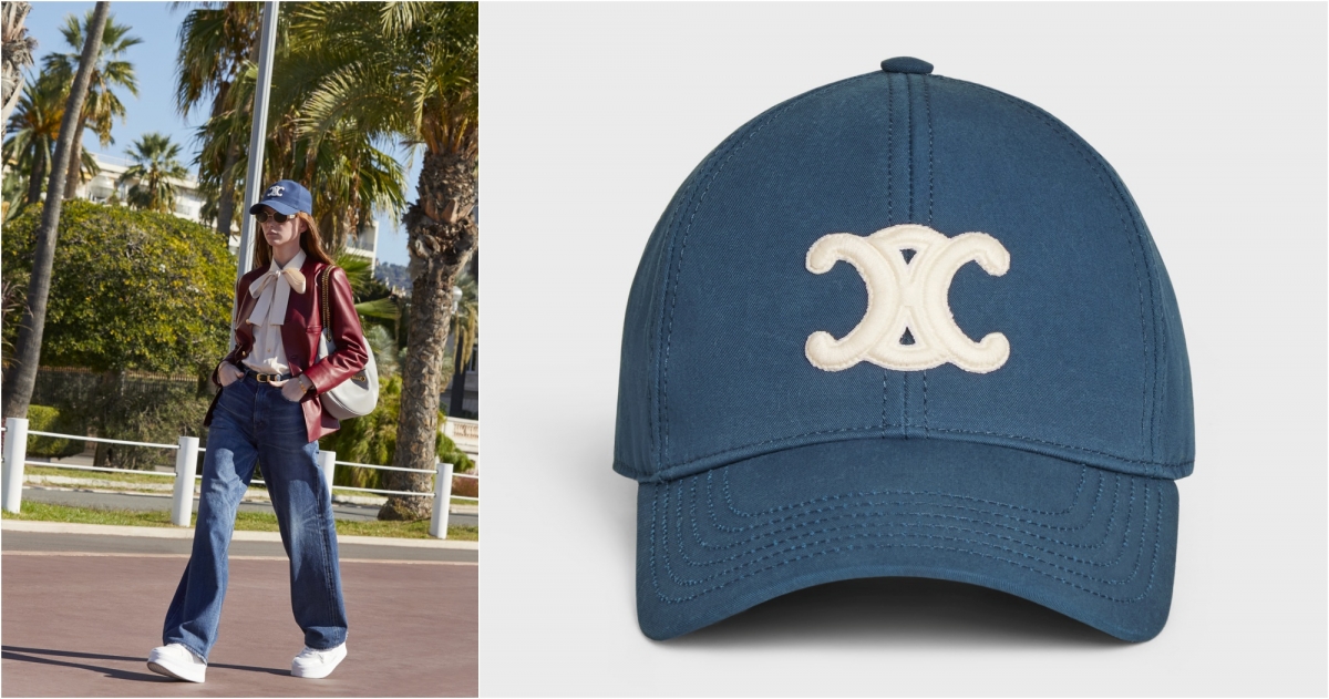 CELINE TRIOMPHE棒球帽，NT$17,500