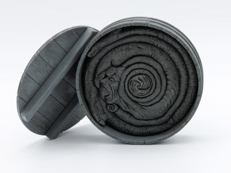 秀一爸爸自己捲成漩渦