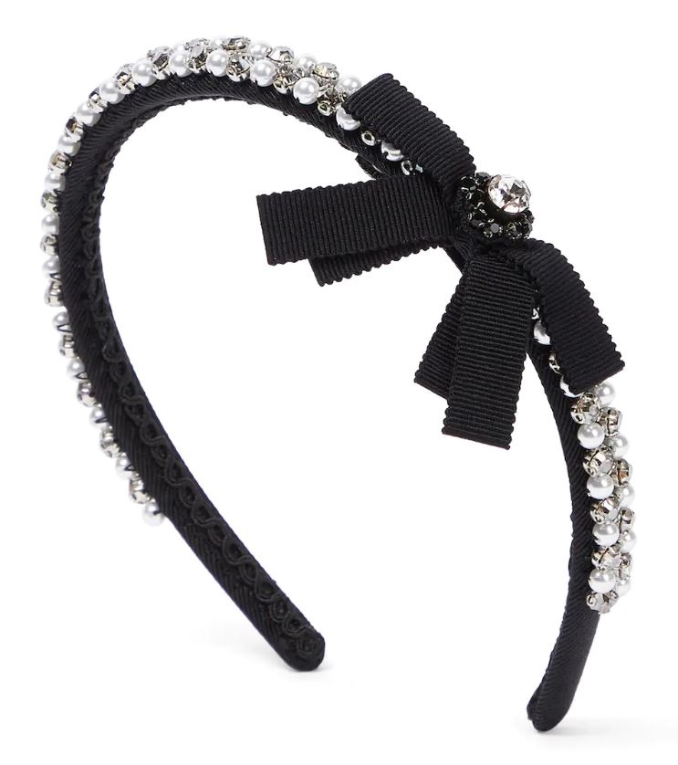ERDEM Embellished grosgrain headband,€ 279
