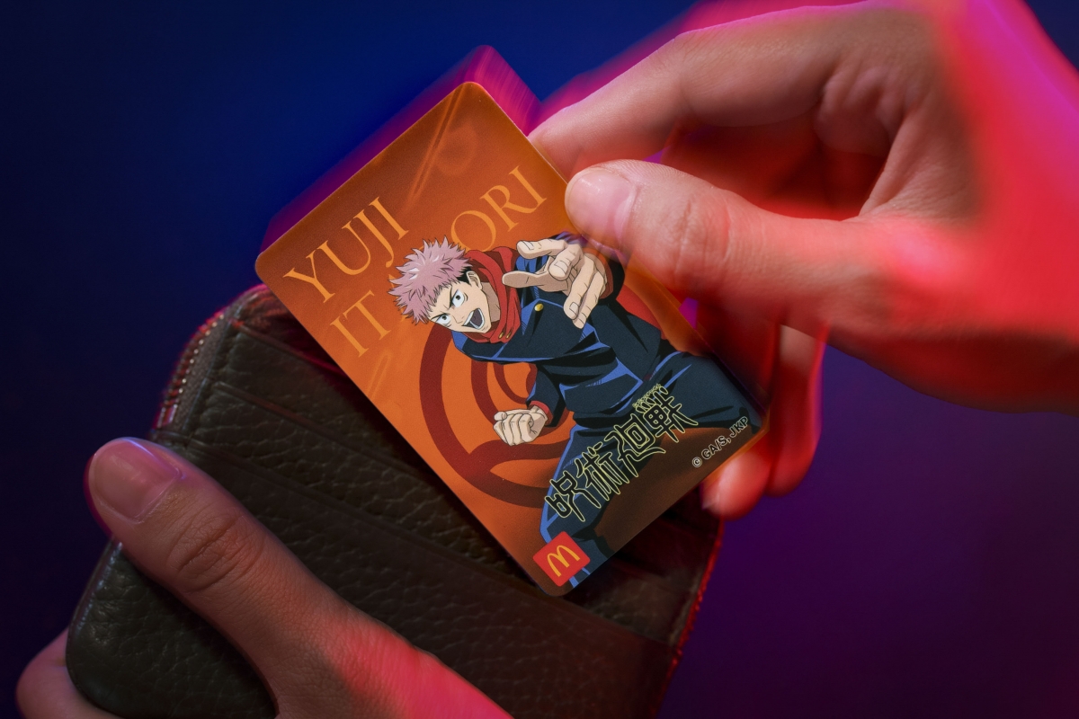 麥當勞《咒術迴戰》聯名甜心卡