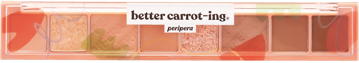 PERIPERA 八色眼影調色盤 08蘿蔔進行曲盤，NT$570(屈臣氏獨家)