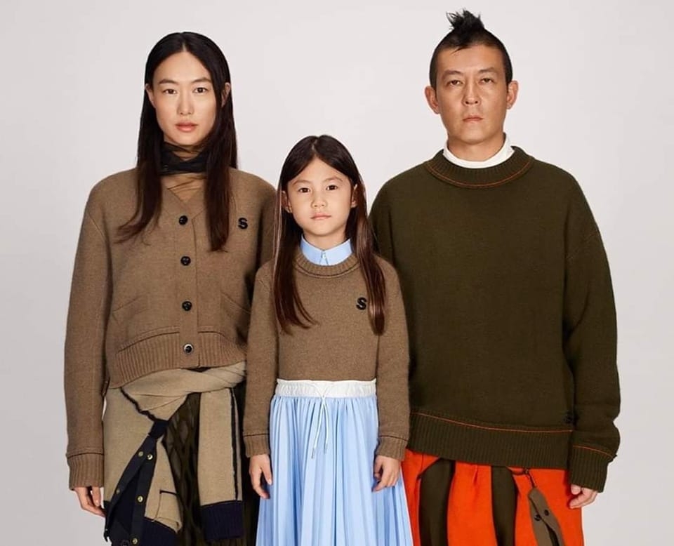 陳冠希全家罕見為品牌拍攝全家福代言照