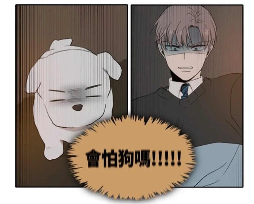 男主角「陳書元」很怕狗