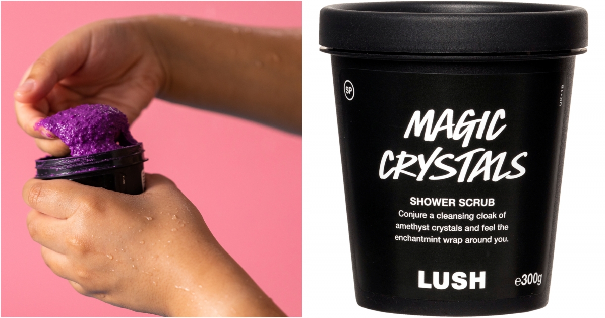 LUSH魔法水晶磨砂沐浴露300g，NT$700
