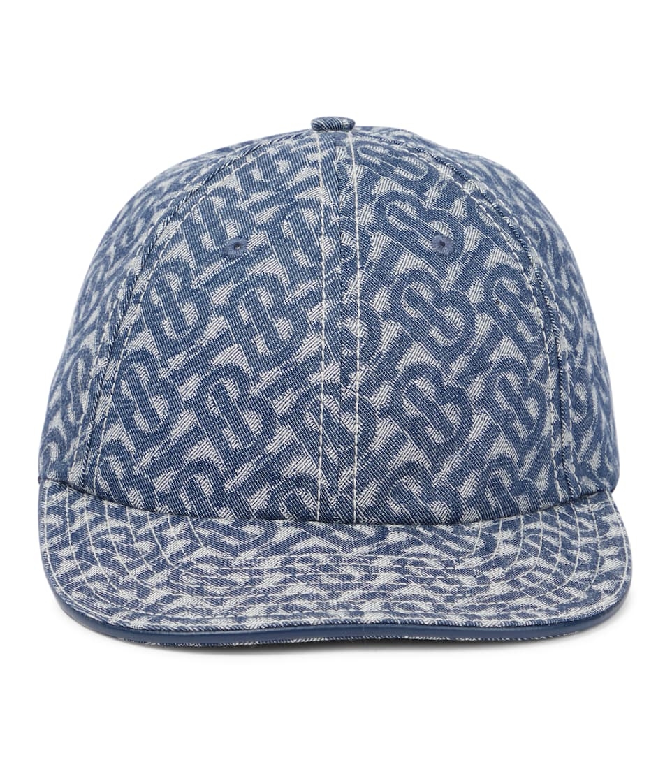 BURBERRY Denim jacquard baseball cap，€425