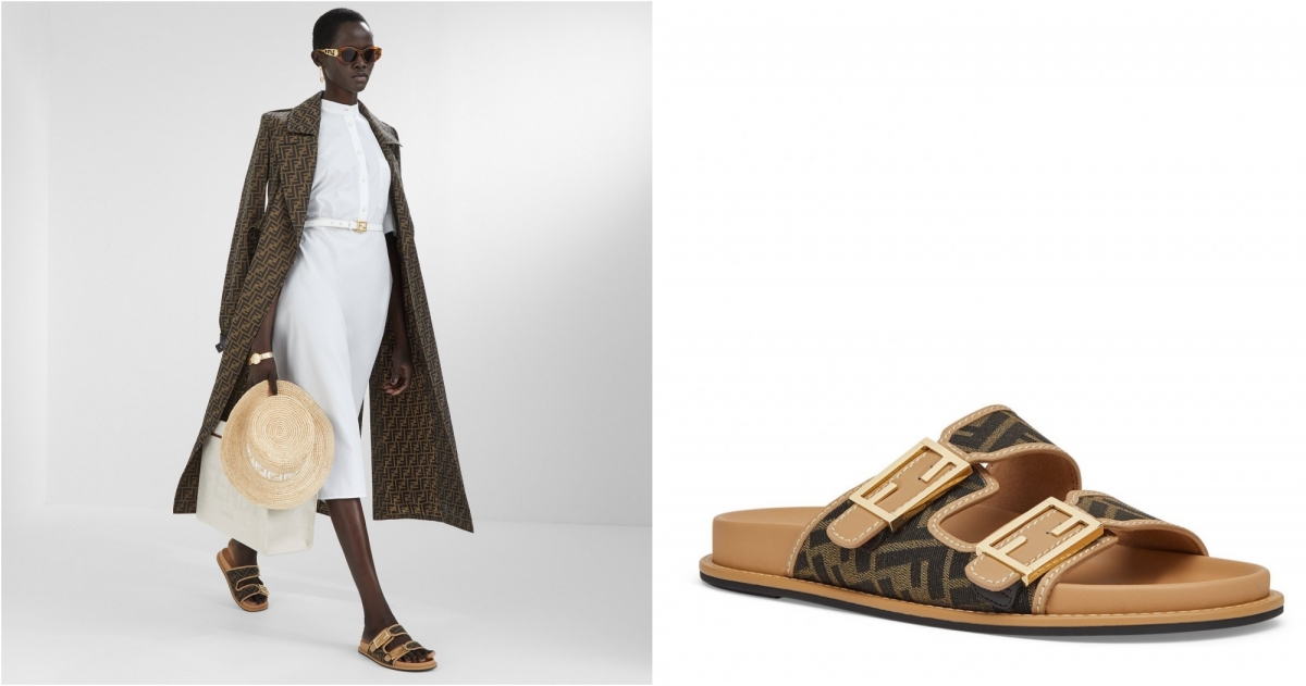 FENDI FEEL 設計拖鞋，NT$30,500