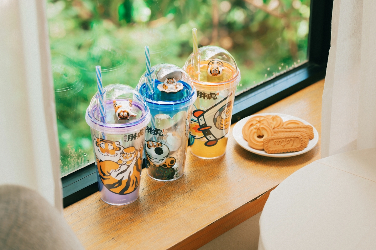 限量胖虎立體公仔隨行杯