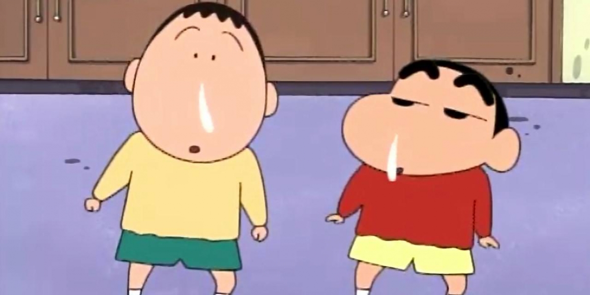 阿呆永遠都掛著一條鼻涕