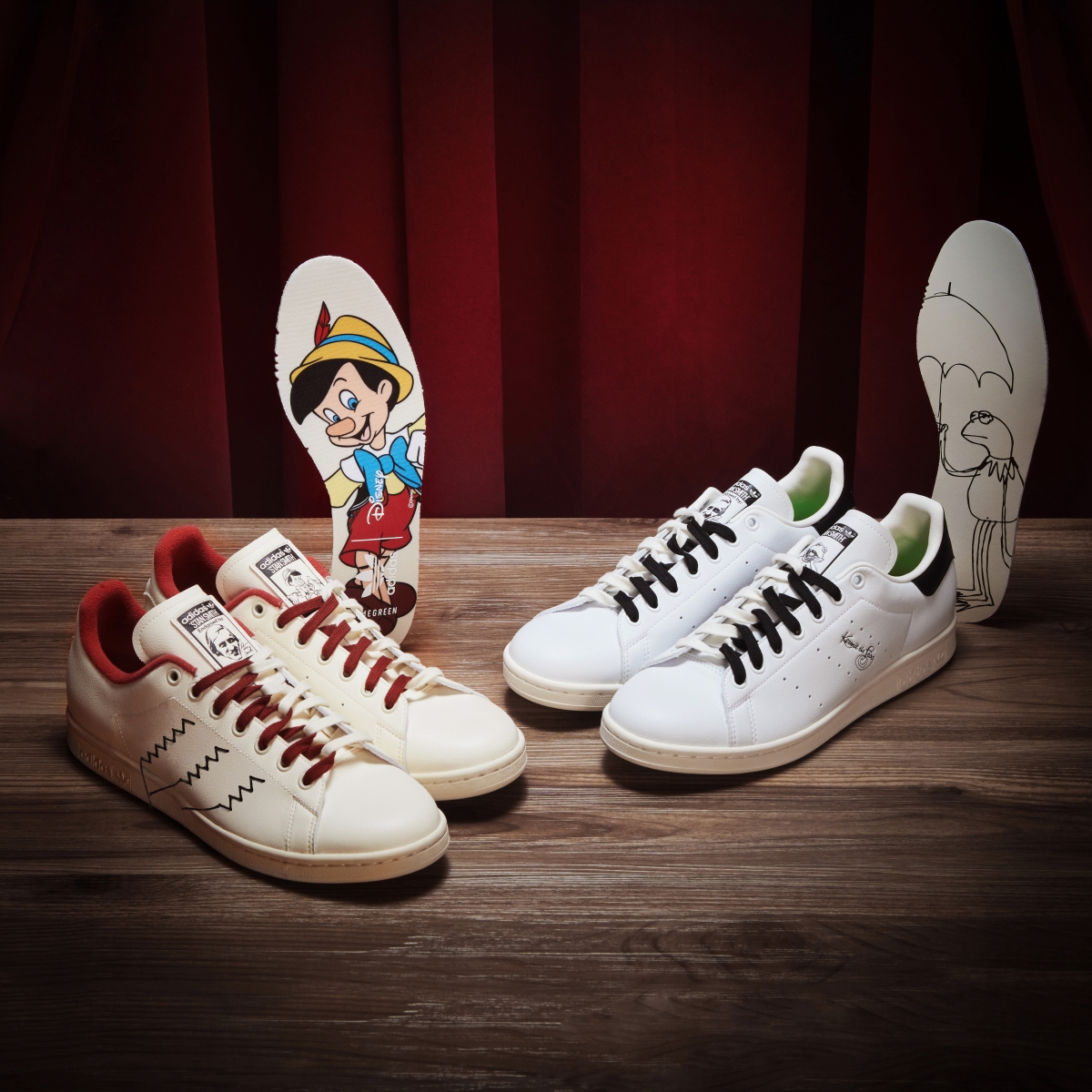 adidas Originals X Disney Stan Smith 皮諾丘 Pinocchio 鞋款，NT$3,690