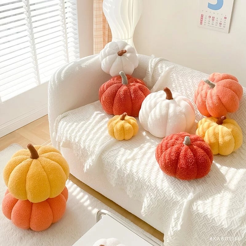 南瓜抱枕有大有小