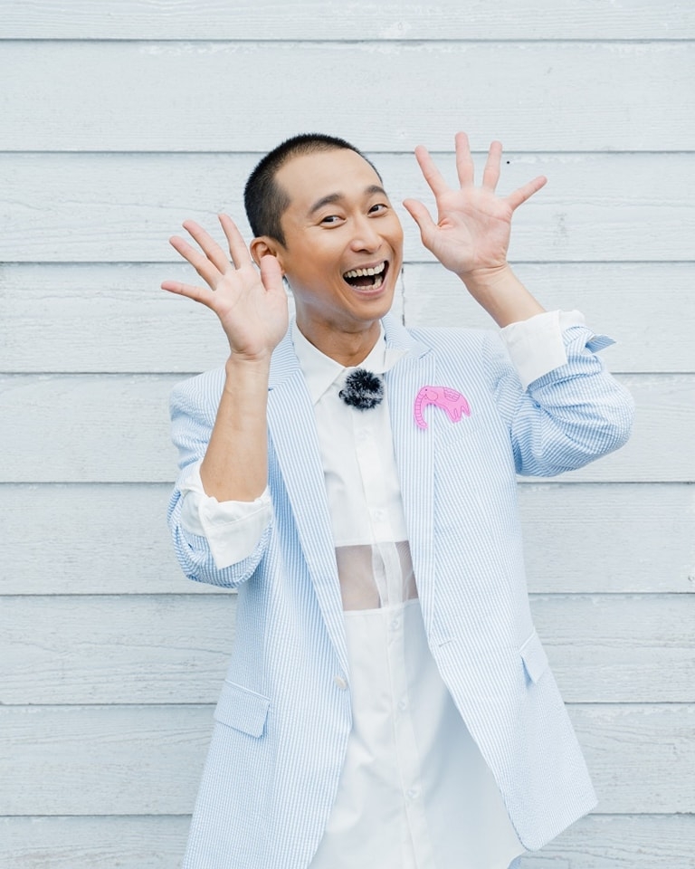 浩子很開心加入節目