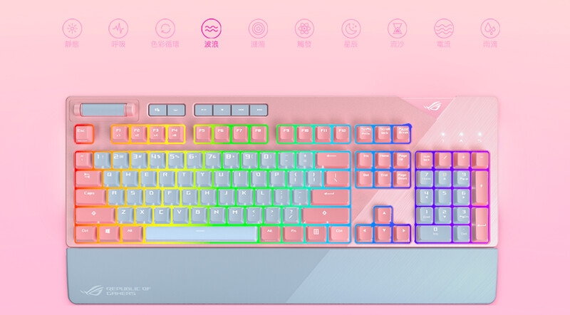 ROG Strix Flare PNK LTD RGB機械式電競鍵盤