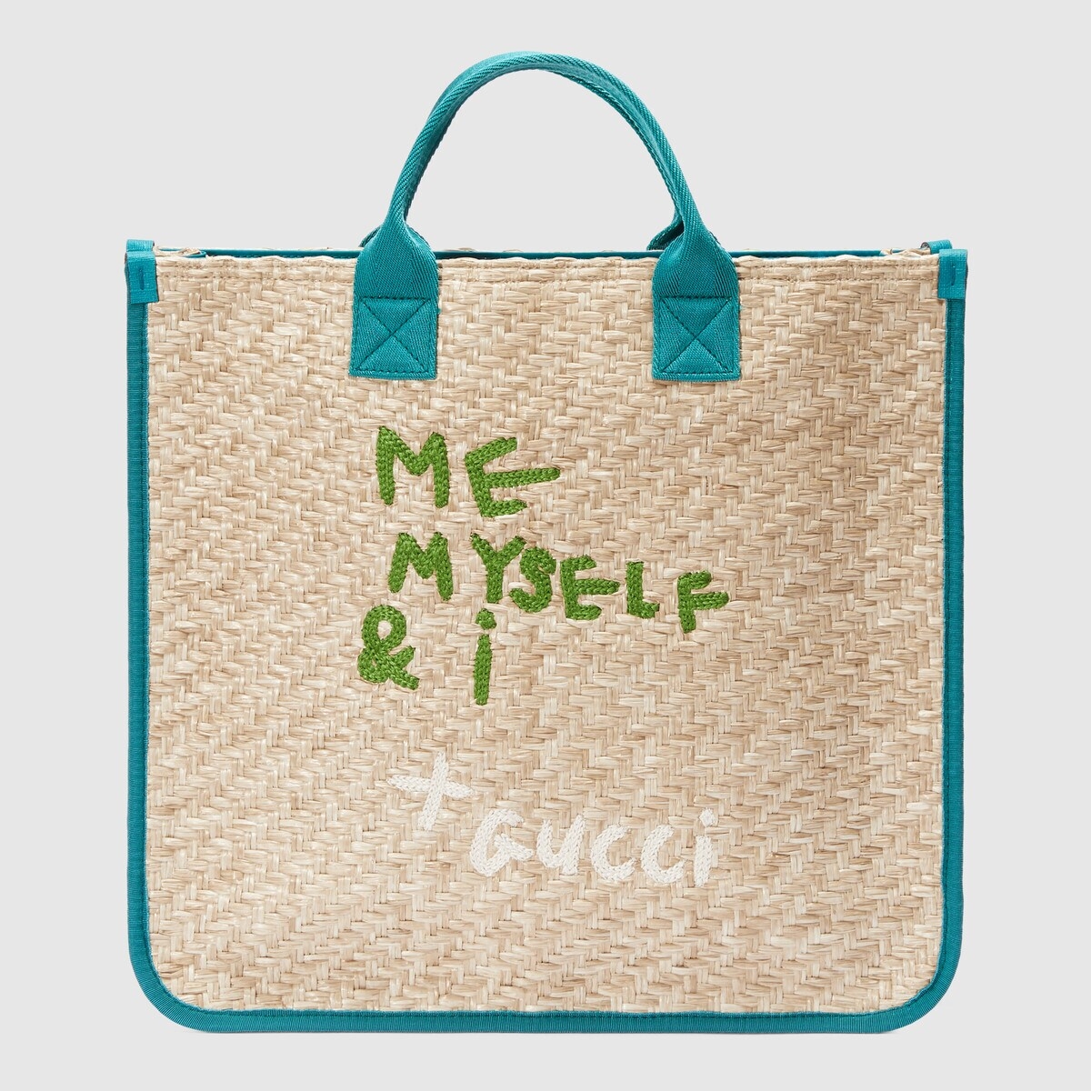 GUCCI 草編兒童托特包，NT$32,900