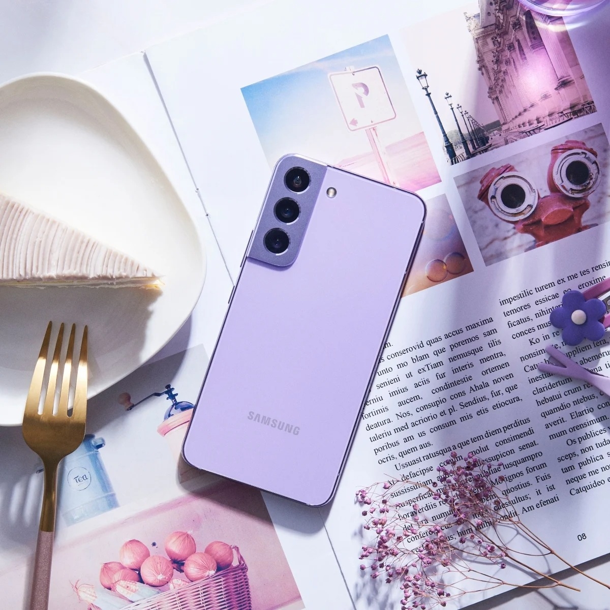 Galaxy S22 新色「幻夜紫」夢幻登場