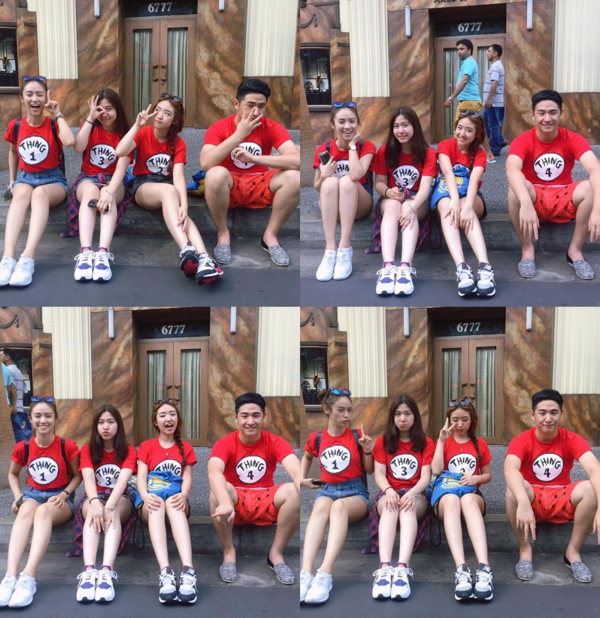 首度公開四人合照