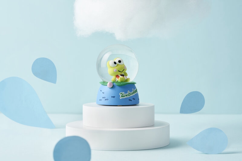 大眼蛙 夏日清趣 水晶球擺飾