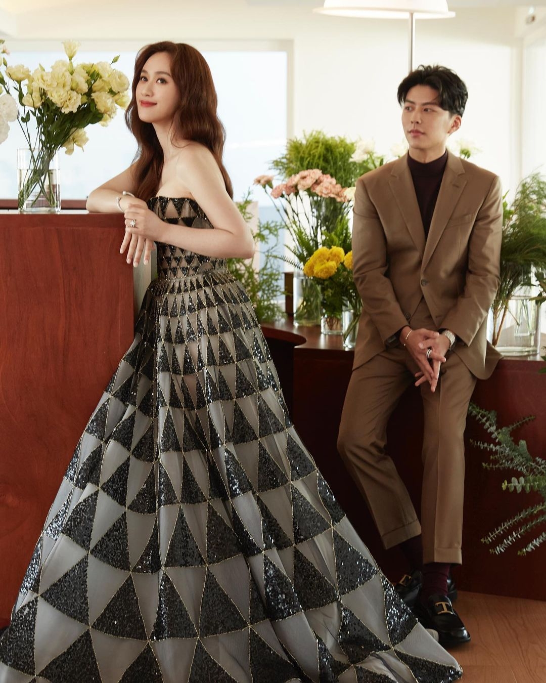 Sandy與老公於一月完婚