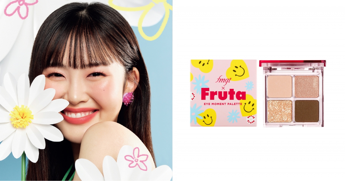 Fruta花花世界四色眼影盤 #01她的蜜桃 1.2g*4,NT$590