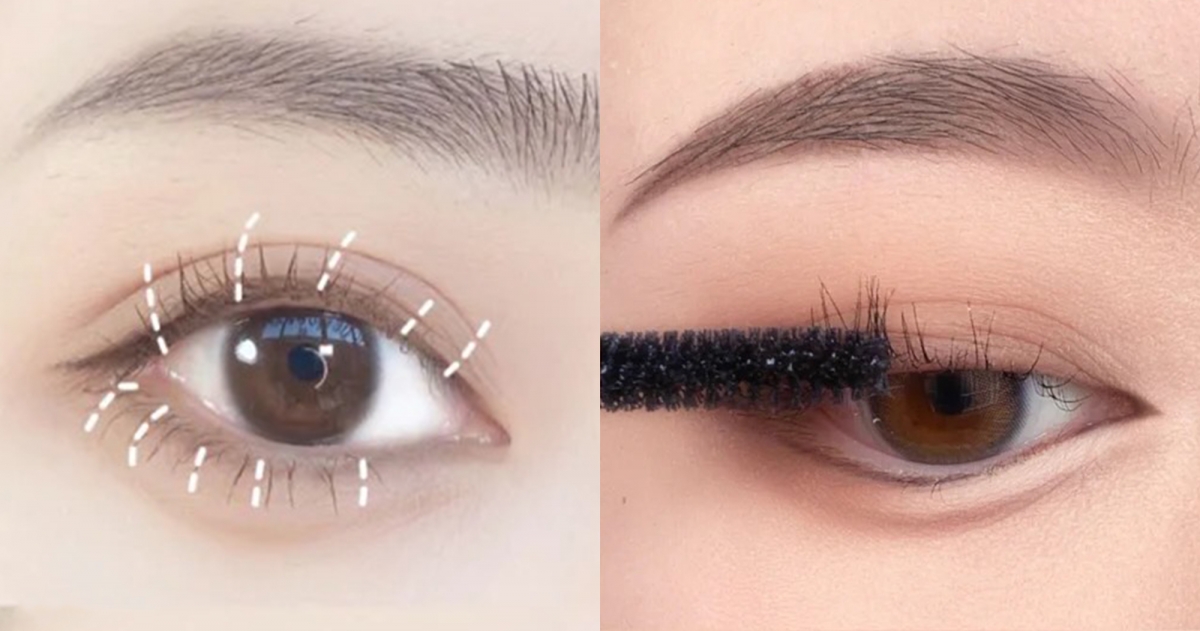 「偽素顏眼妝」步驟四：太陽花睫毛