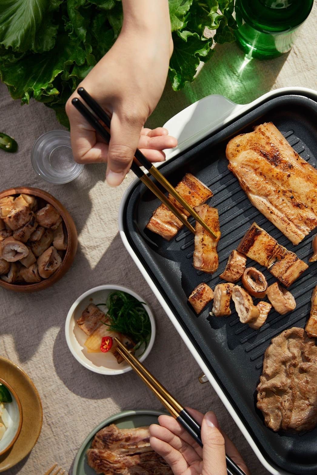 金針菇烤肉組合商品照