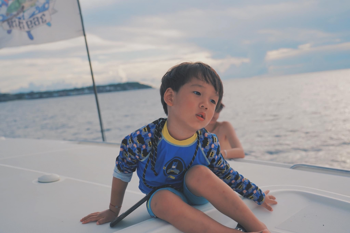 隋棠曝3歲兒Olie甜蜜行為