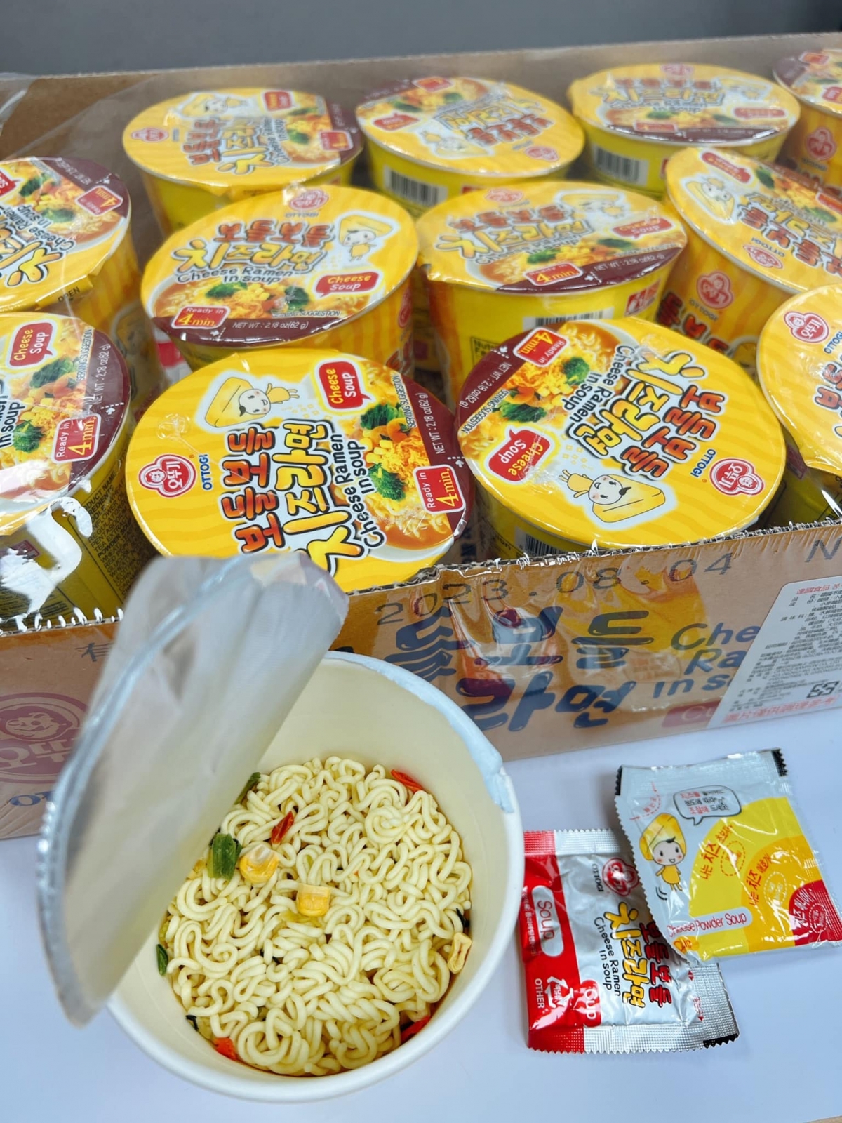 Costco起司風味湯杯麵