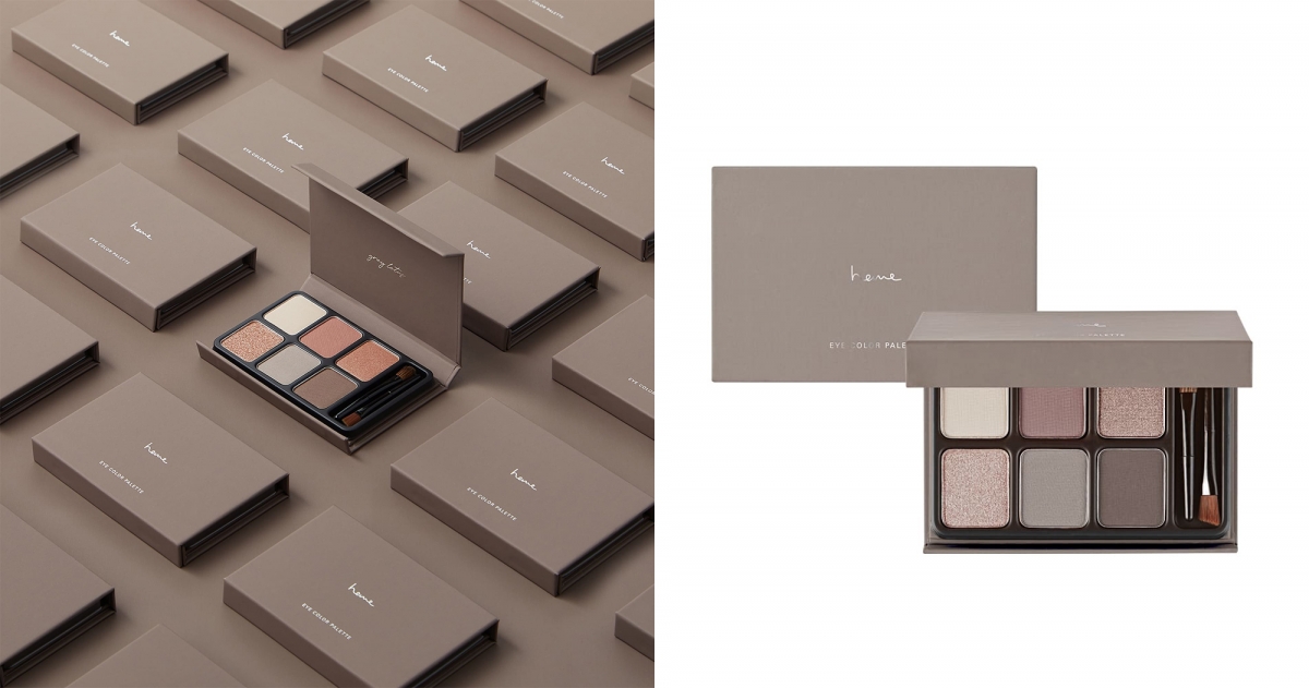 Heme六色眼影盤 #灰荷 Grey lotus 9g,NT$360