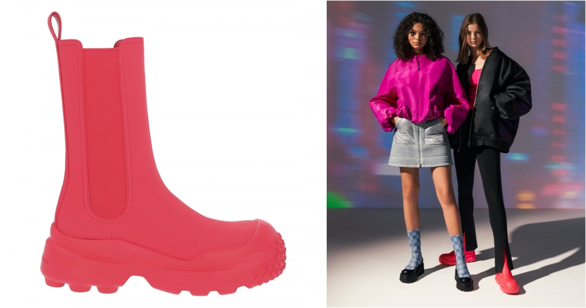 CHARLES & KEITH Elba 厚底切爾西靴，NT$2,990