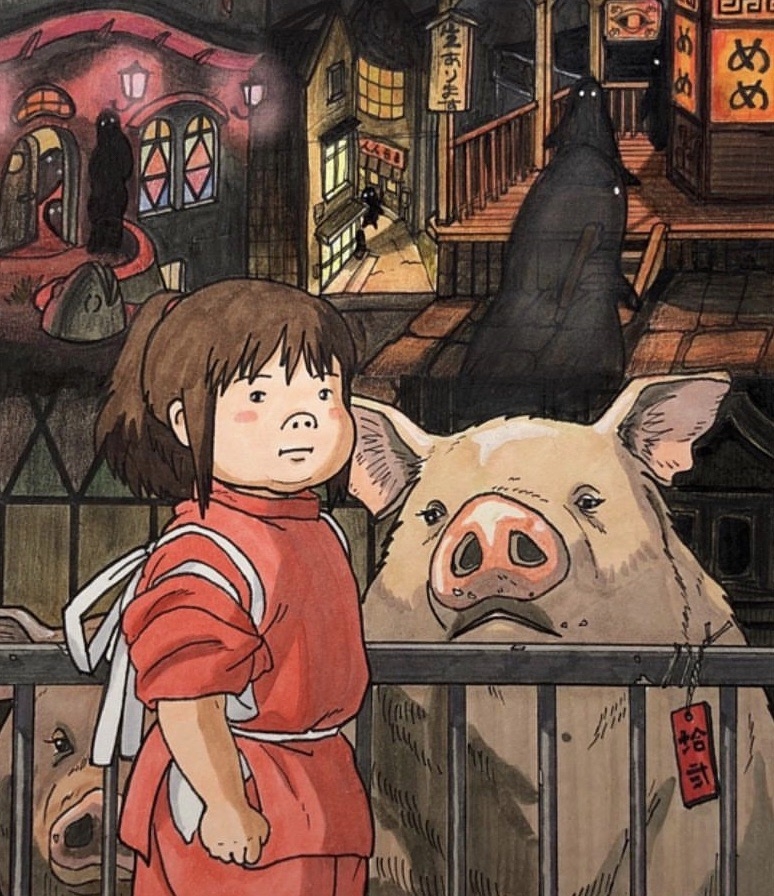 神隱少女插畫