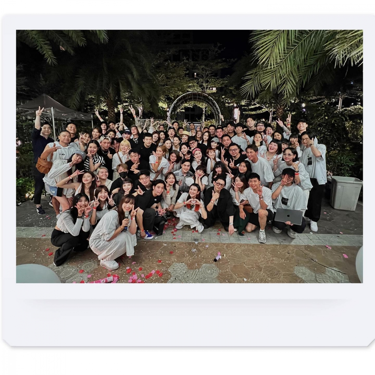 求婚現場星光雲集