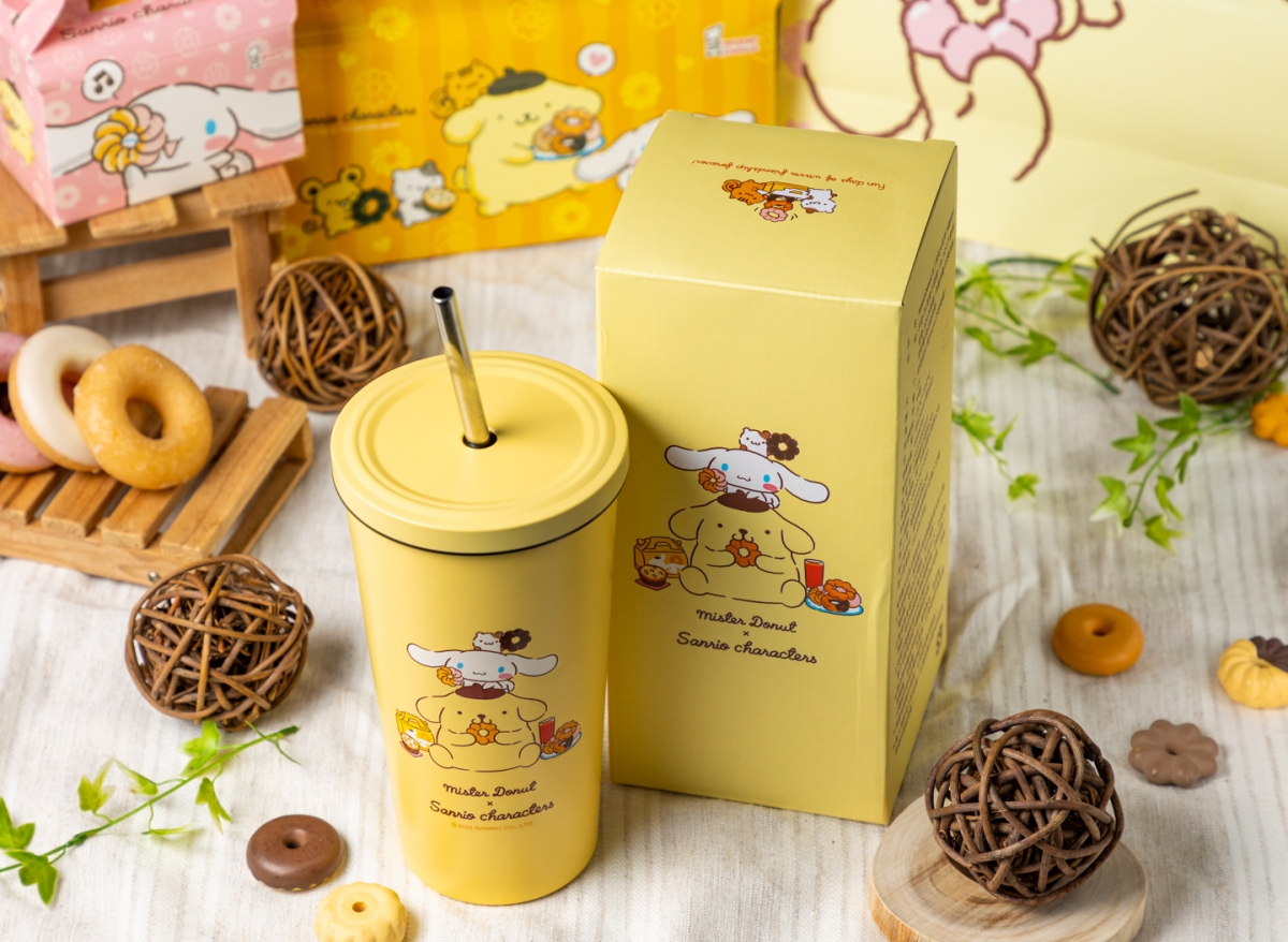 Mister Donut 布丁狗與大耳狗不鏽鋼杯