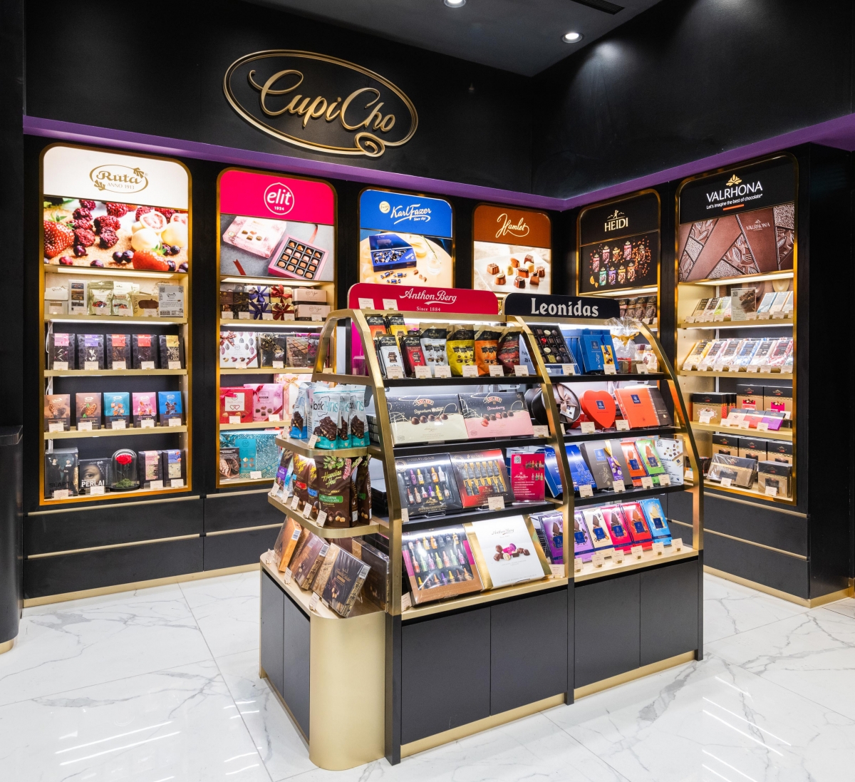CupiCho擁有世界各地的知名巧克力