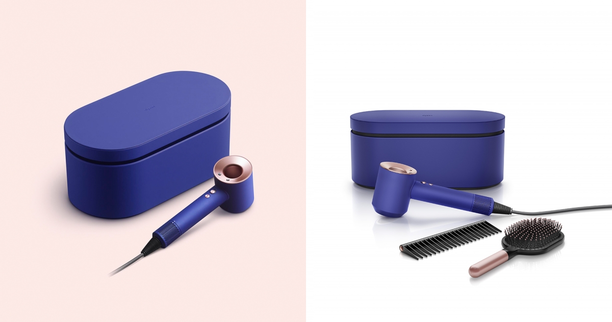 Dyson Supersonic™吹風機HD08 長春花藍配玫瑰金限定版 