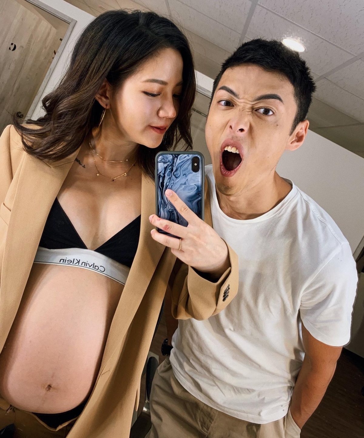 陳艾琳在三十歲生日前夕懷孕