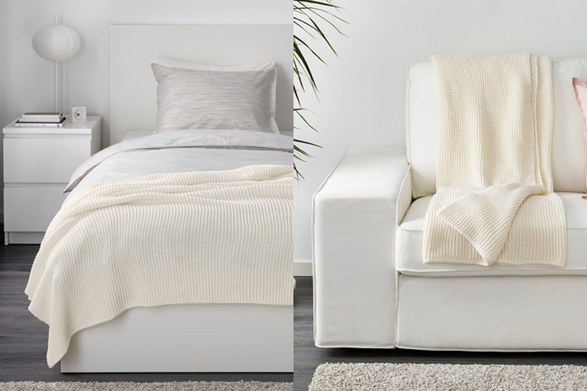 米白萬用毯隨手一披都好看！NT$849