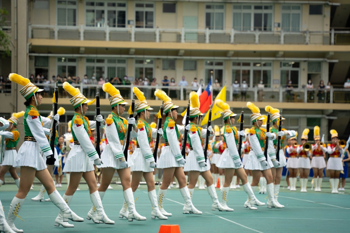 北一女的樂儀隊有著悠久歷史