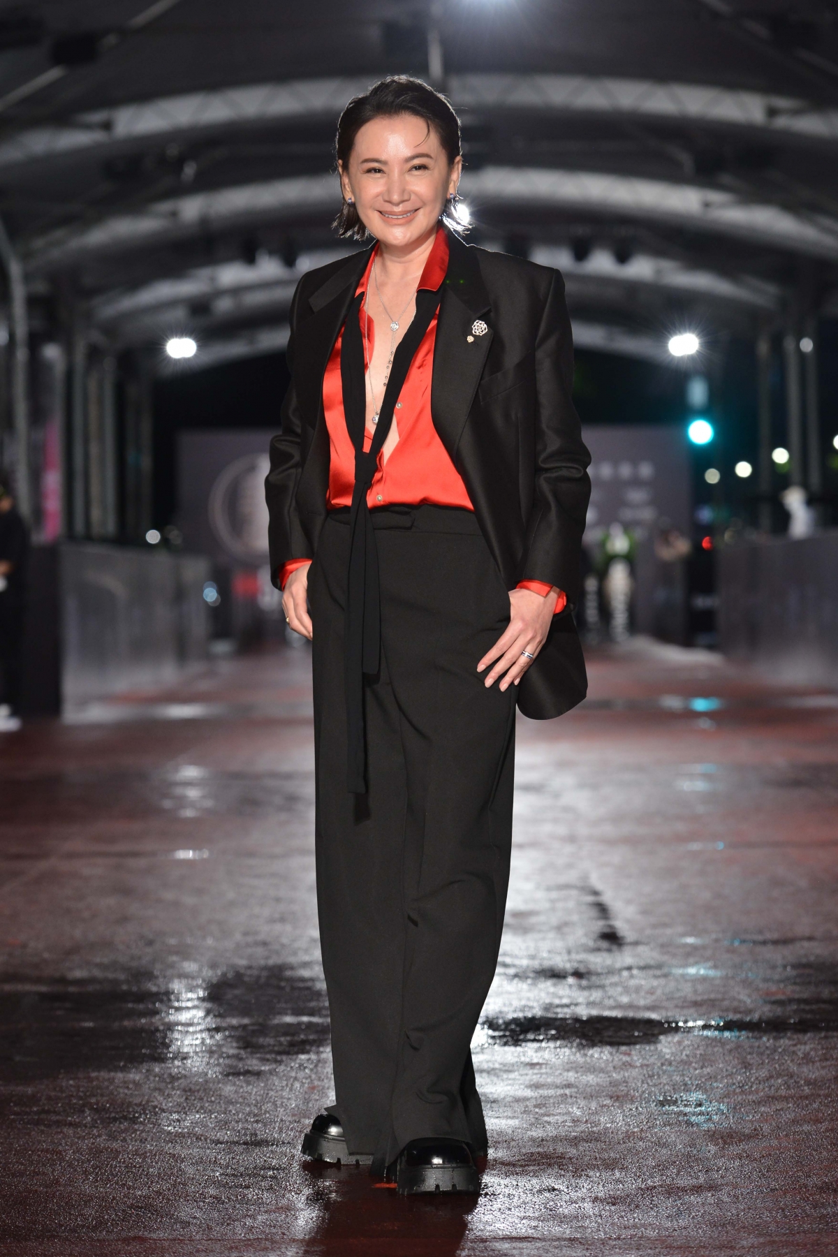 紅毯訪問時表示有信心獲獎