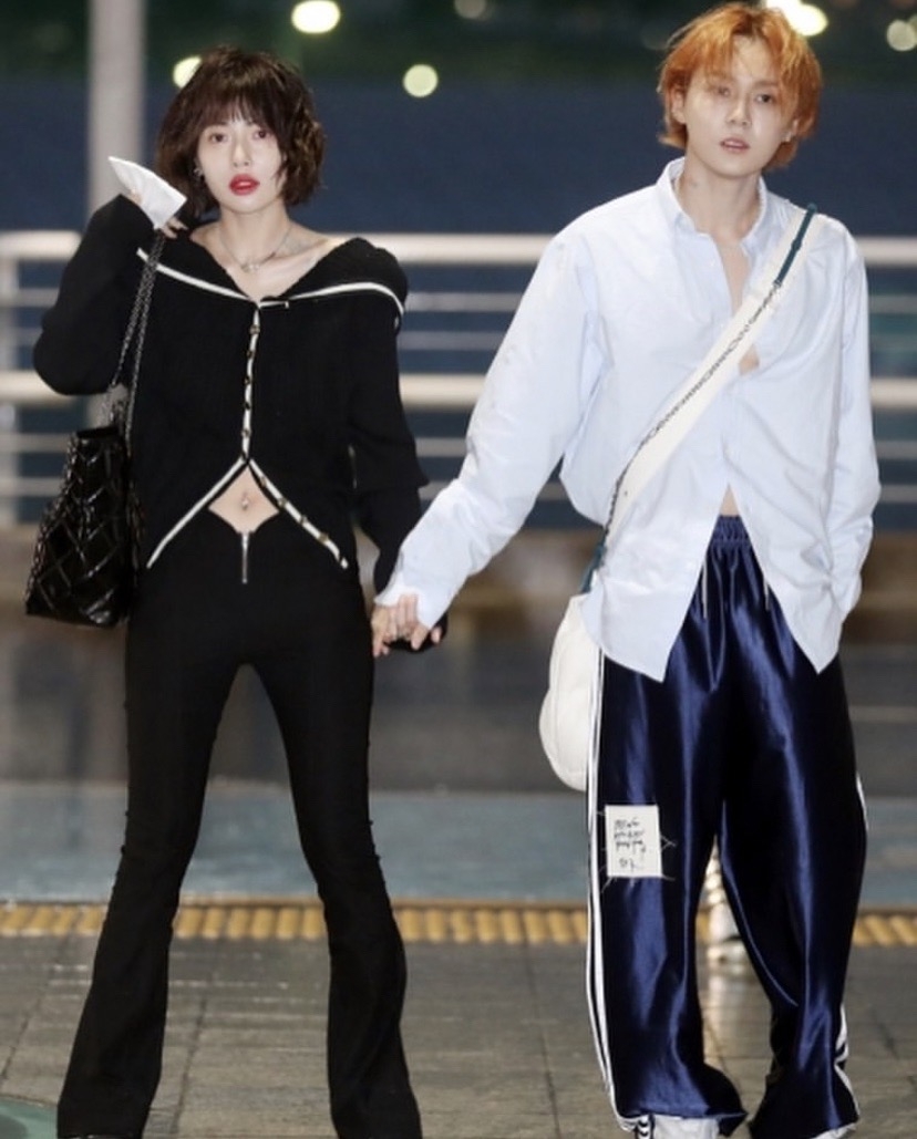 泫雅與男友一同來台