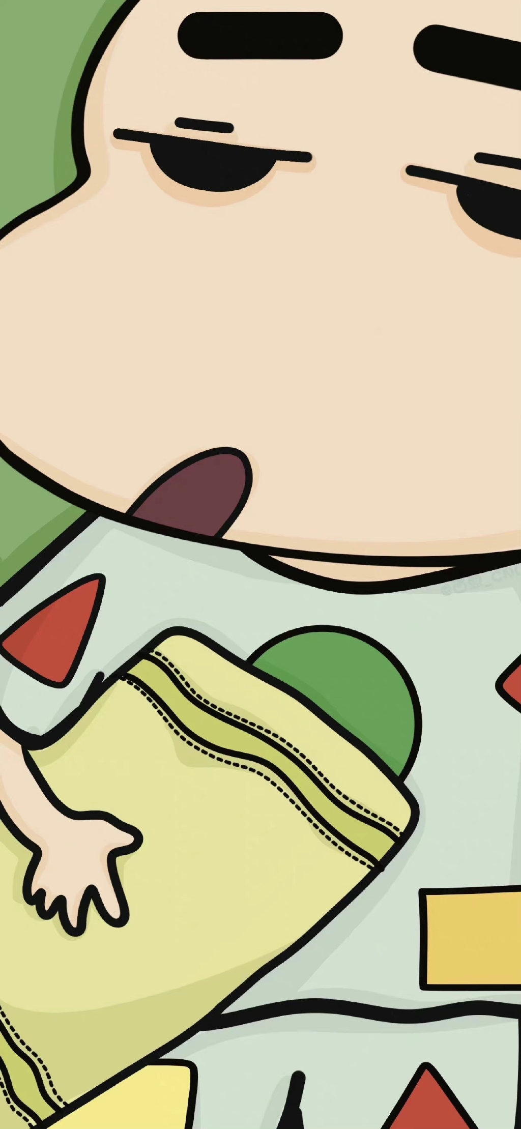 蠟筆小新粗眉毛