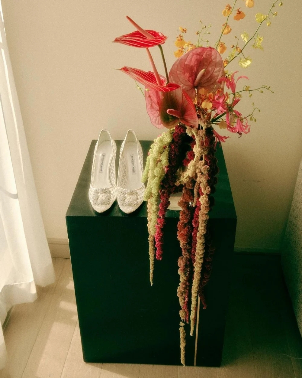 孔曉振婚鞋