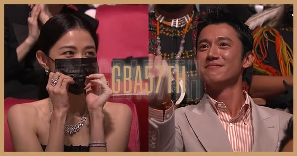 【金鐘57】粉紅泡泡掉滿地！吳慷仁、邵雨薇相約後台見～網嗨喊「求婚」他從口袋掏超甜♡