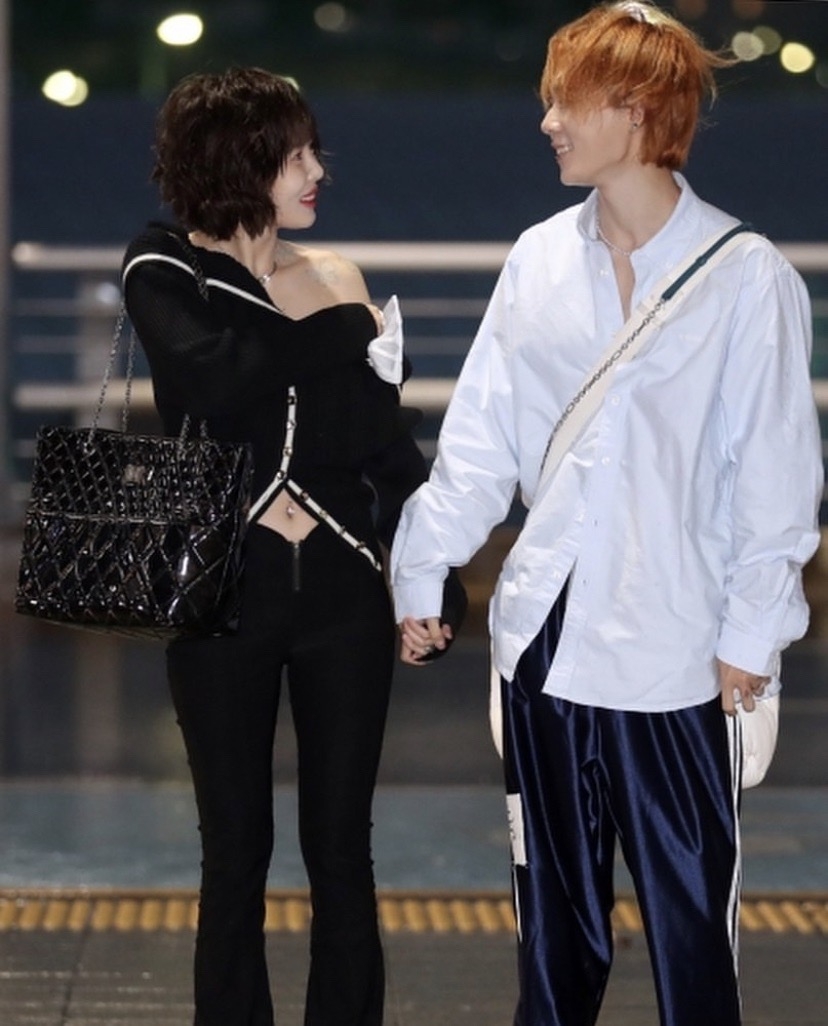 小倆口首度海外合體