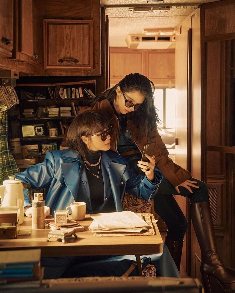 金惠秀與韓韶禧一起拍攝廣告