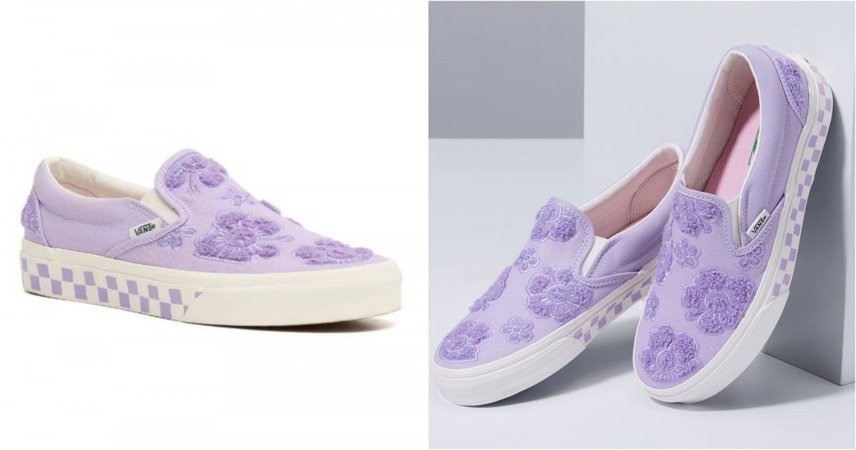 Vans x EM On Holiday Classic Slip-On 男女款紫色滑板鞋，NT$2,380