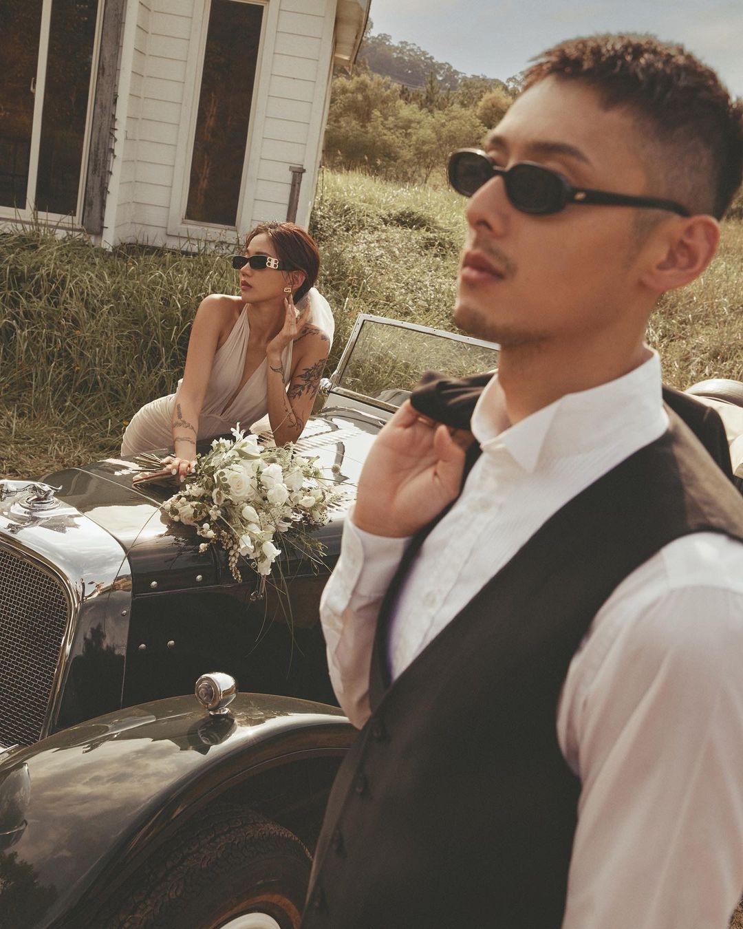 陳艾琳、顏庭笙婚紗照